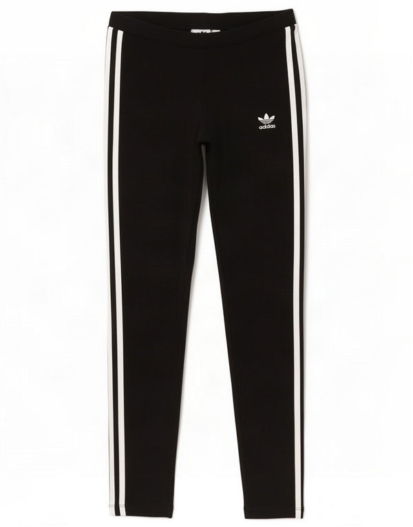 Legginsy damskie Adidas UK 10, duże, czarne, bawełniane