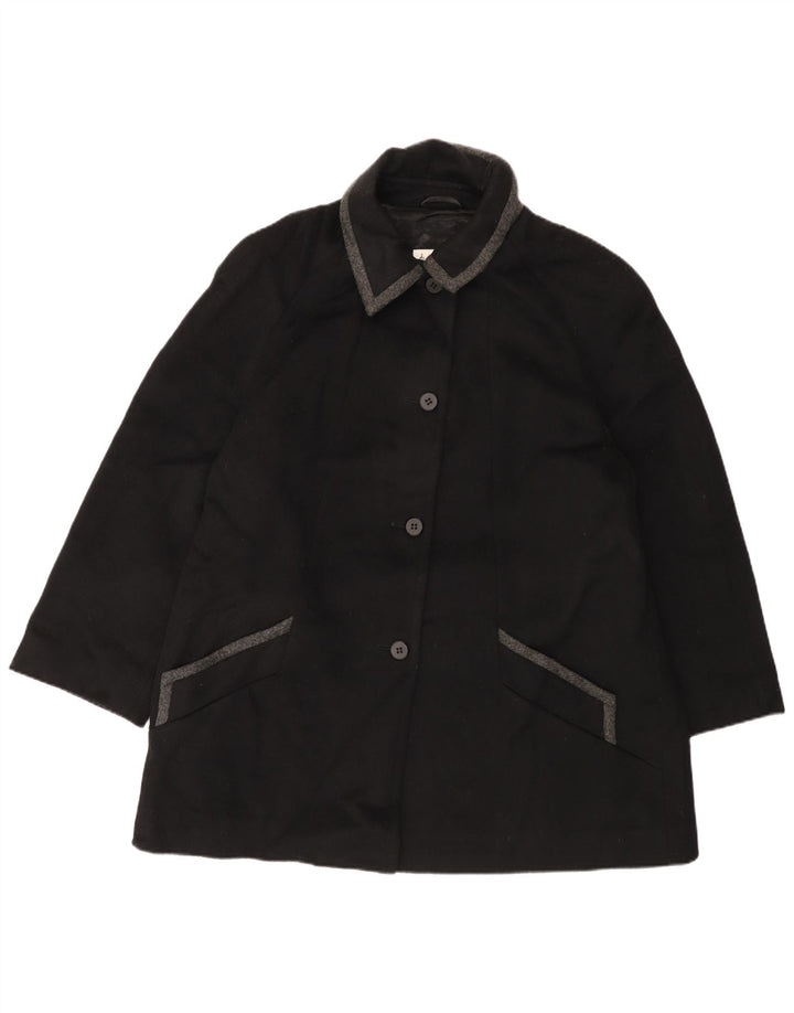 Płaszcz damski LONDON FOG US 18 2XL Czarna wełna