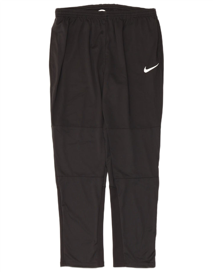 Damskie spodnie dresowe NIKE Dri Fit UK 18 XL, czarny poliester