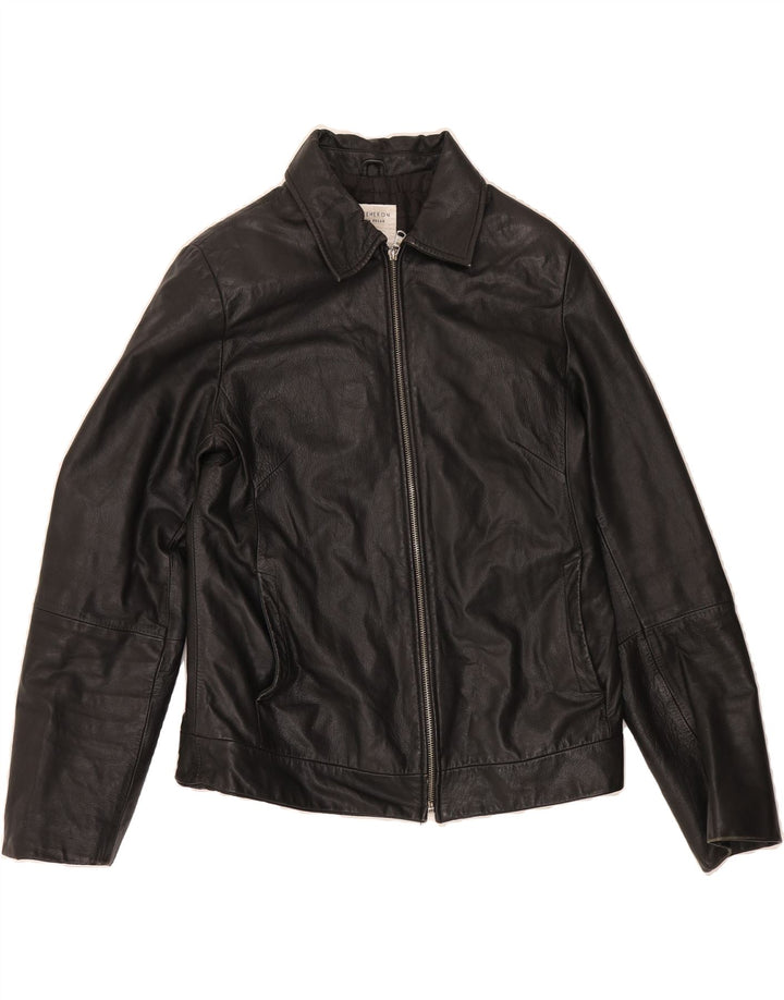 FREEHERON Womens Bomber Jacket IT 46 Large Black Vintage Freeheron and Second-Hand Freeheron from Messina Hembry 