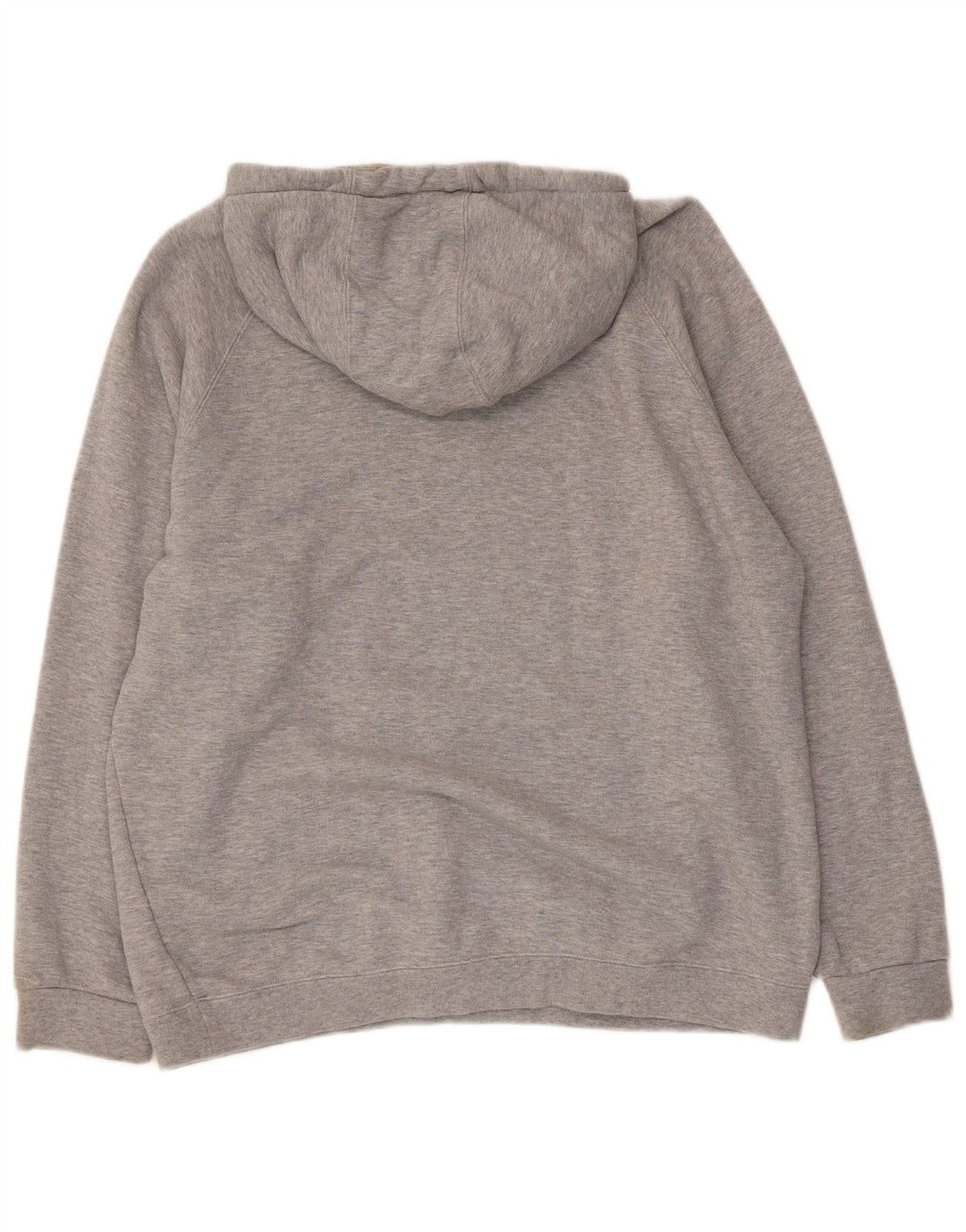 Męska bluza z kapturem Adidas Graphic, średnia szara bawełna