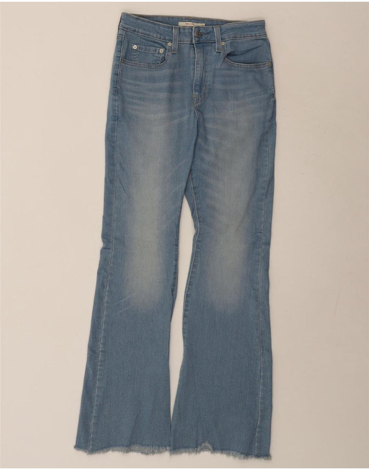 Damskie jeansy LEVI'S 724 Flared W28 L32 Niebieskie bawełniane