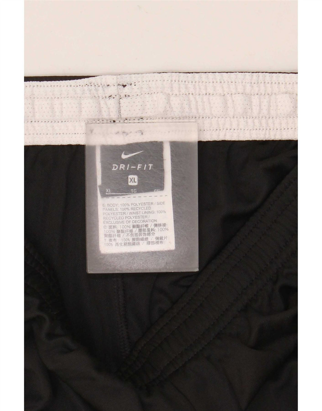 Męskie spodenki sportowe Nike Dri Fit XL, czarny, poliester z blokami kolorów