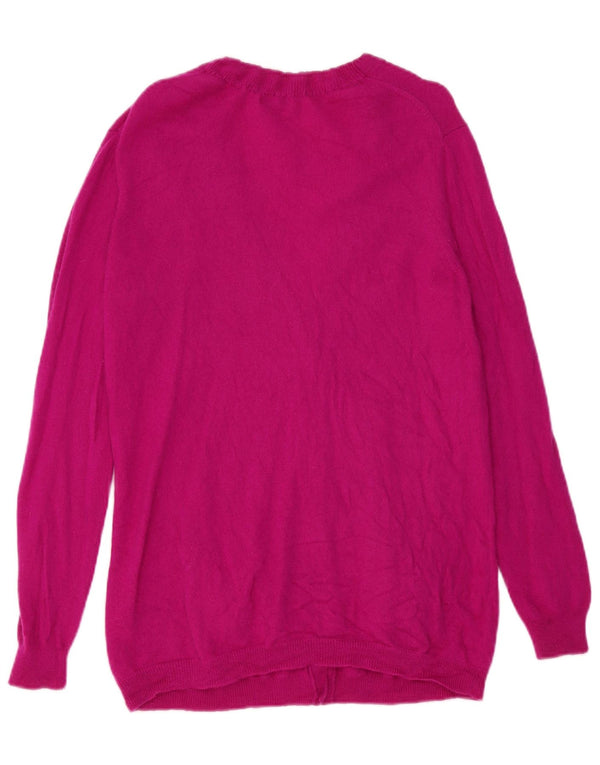 Sweter damski Hobbs UK 14, duży, kaszmirowy burgund