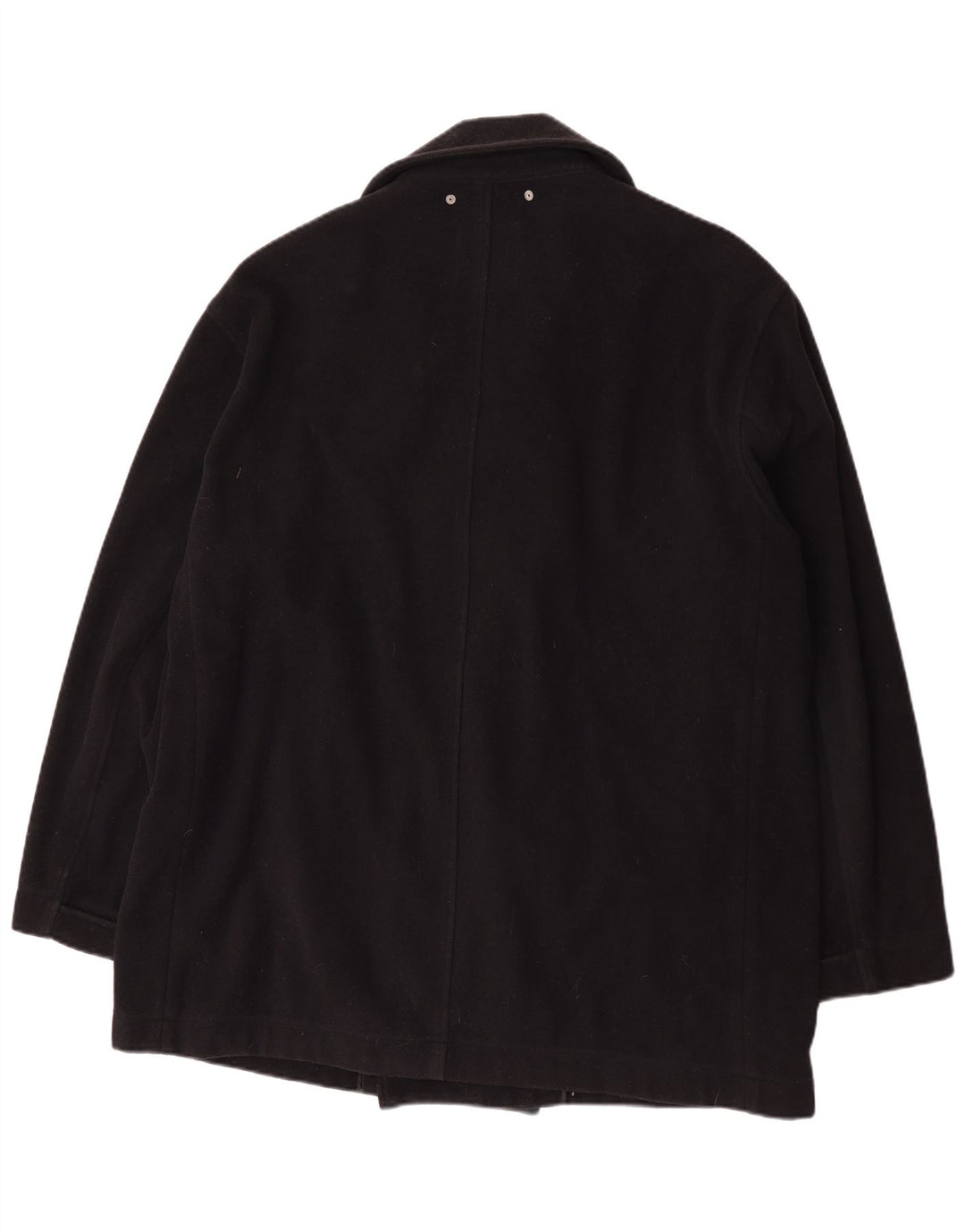 Płaszcz męski Trussardi IT 54 2XL, czarna wełna