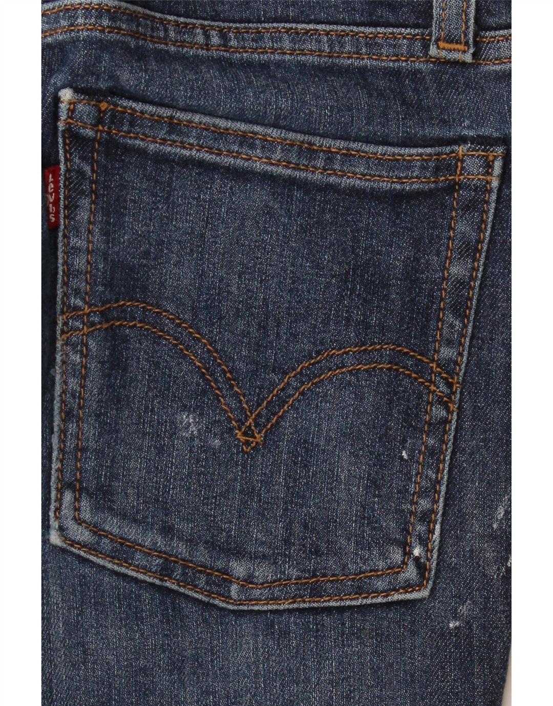 Damskie jeansy LEVI'S Wedgie Skinny W24 L27 Niebieska bawełna