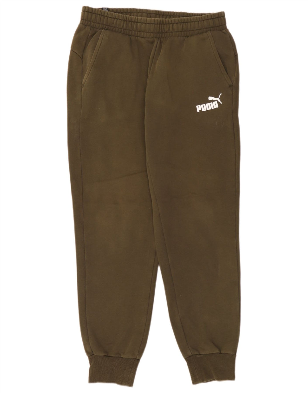 Męskie spodnie dresowe Puma Joggers, średnia bawełna khaki