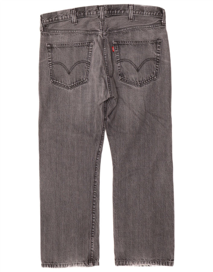 Męskie proste dżinsy Levi's W38 L28 szare