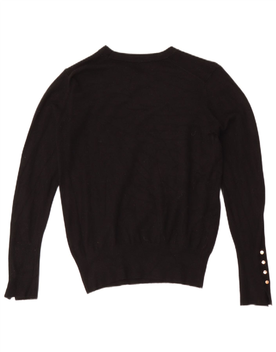 Sweter damski Zara z dekoltem w łódkę UK 12, średni czarny