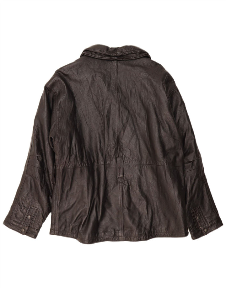 Damska kurtka skórzana Victory IT 44, średnia czarna skóra