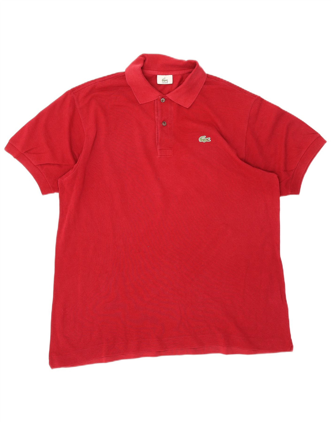 Męska koszulka polo Lacoste, rozmiar 6, XL, czerwona, bawełniana