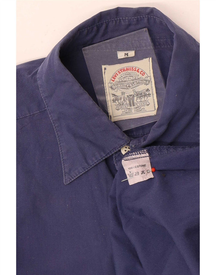 Koszula męska Levi's, bawełniana, w kolorze średnioniebieskim