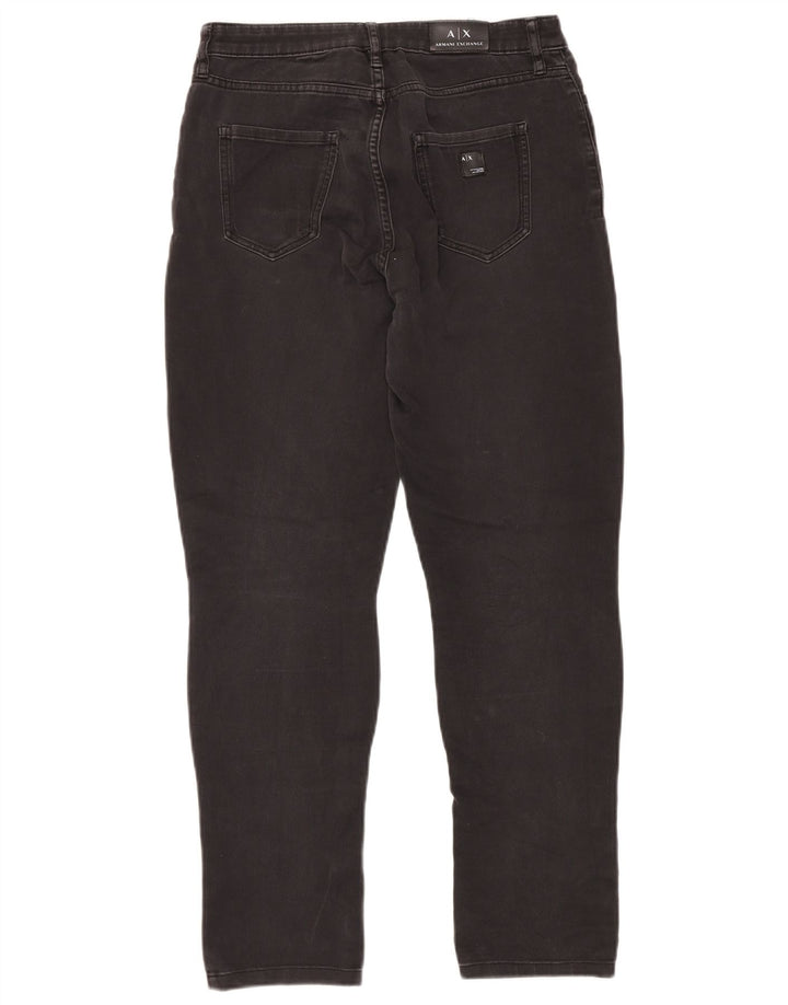 Armani Exchange Damskie J45 Slim Jeans W30 L28 Czarna bawełna