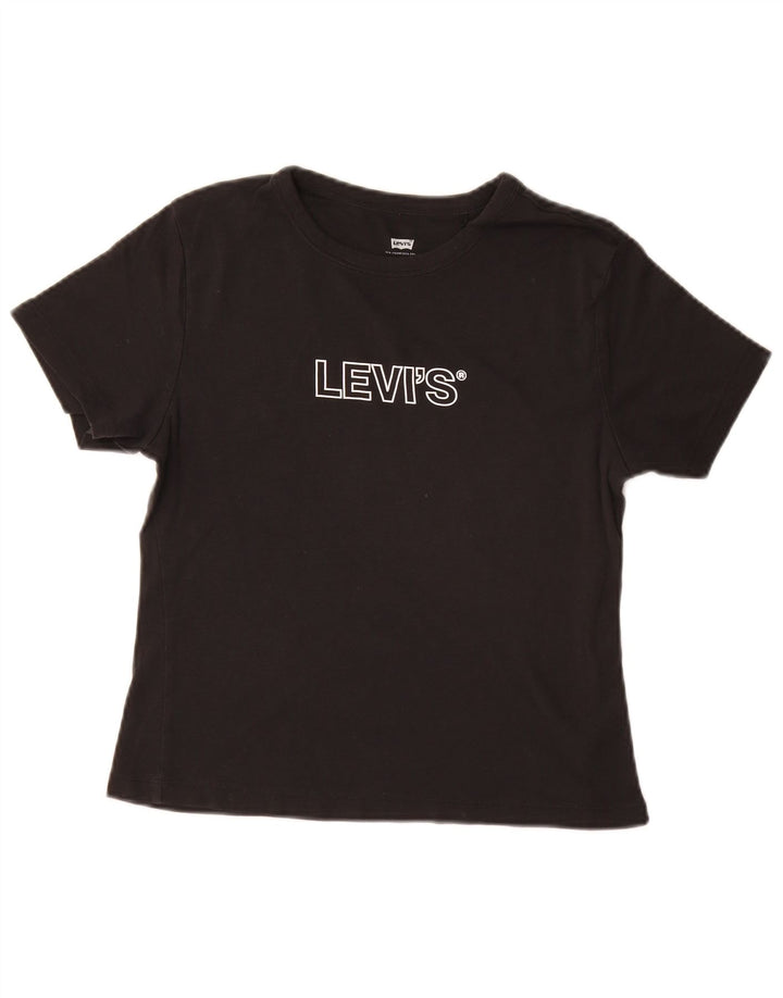 Damska koszulka z grafiką Levi's Top UK 12 Medium Black