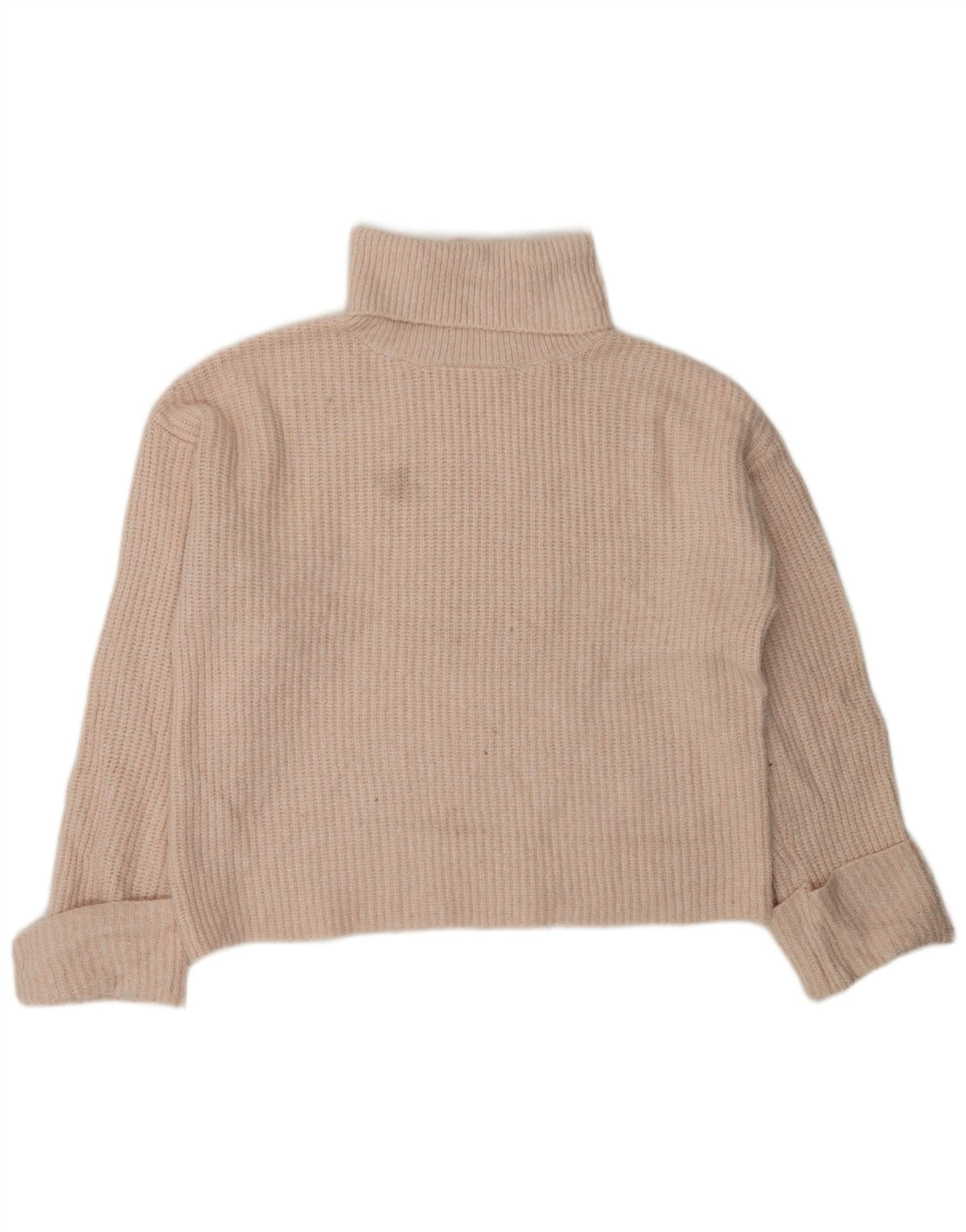 MARKS & SPENCER Damski sweter z golfem UK 14, średni róż