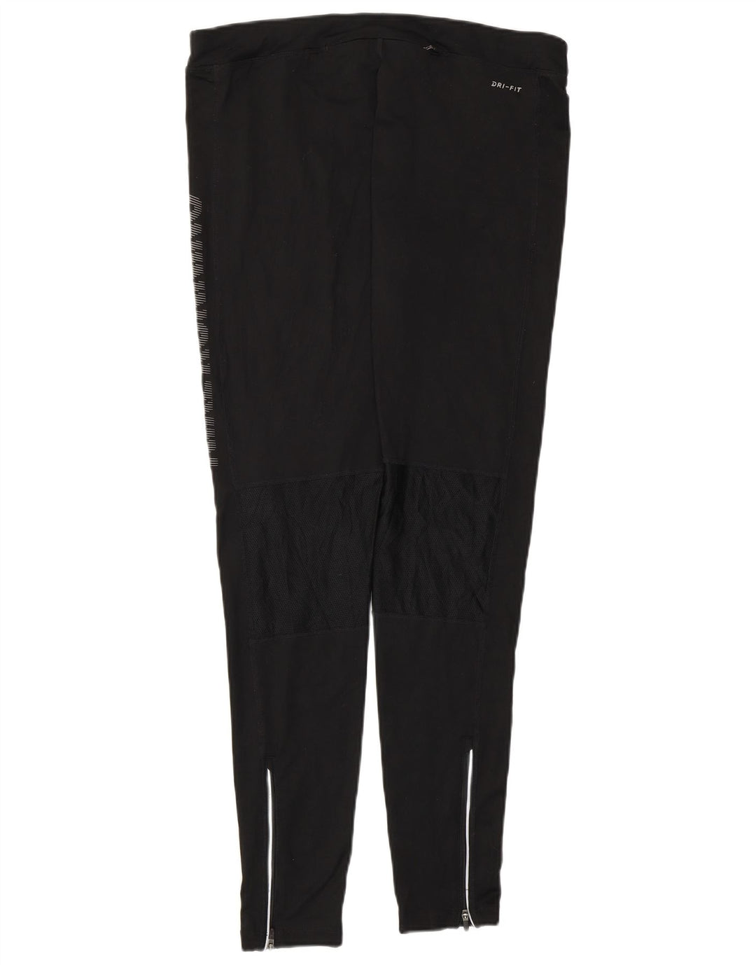 Damskie legginsy NIKE Dri Fit Graphic UK 18 XL, czarny poliester