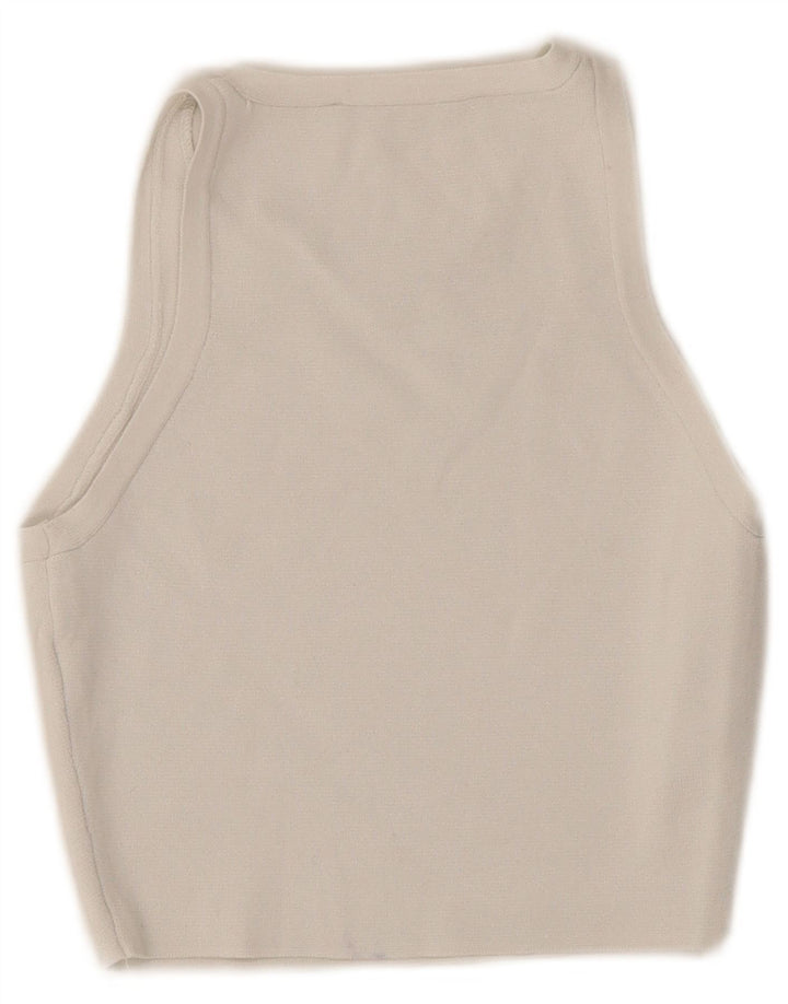Damski krótki top Zara UK 4 XS w kolorze białym