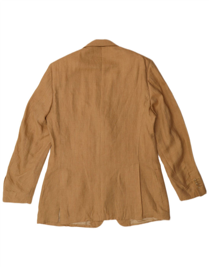 Męska marynarka Madison w stylu vintage, zapinana na 3 guziki, IT 48, średni beż