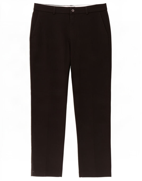 Marks & Spencer Damskie proste spodnie codzienne UK 16 duże W36 L30 czarne