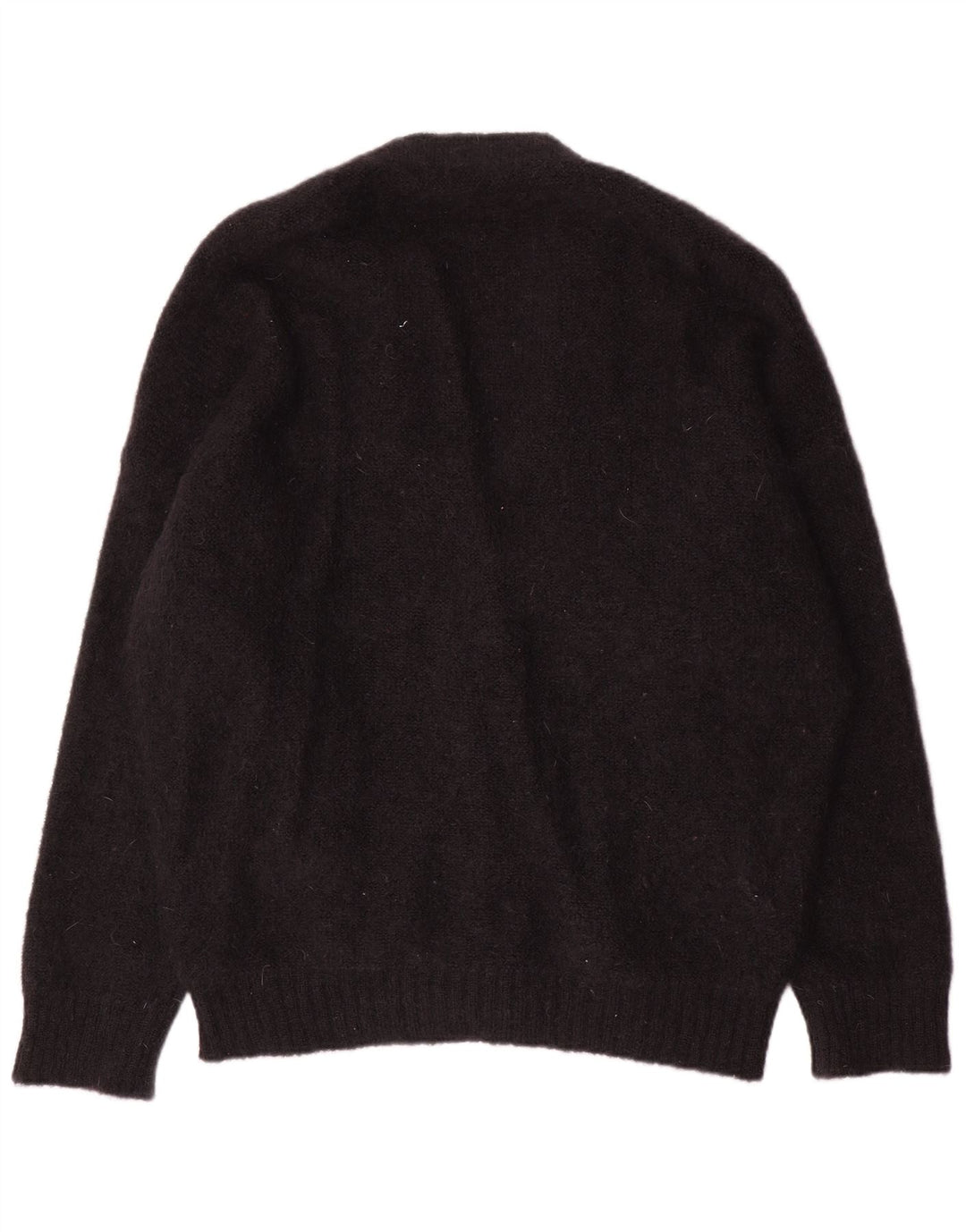 Alessandra Rich Damski sweter oversize IT 40 Small Black Moher