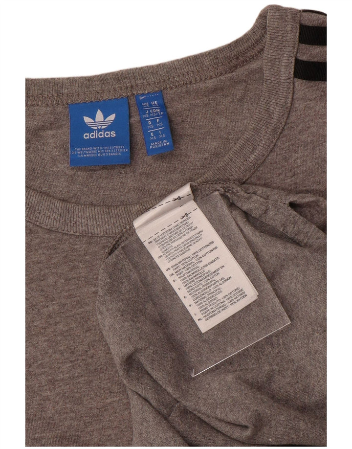 Adidas Męska Koszulka Top XS Szara Bawełna