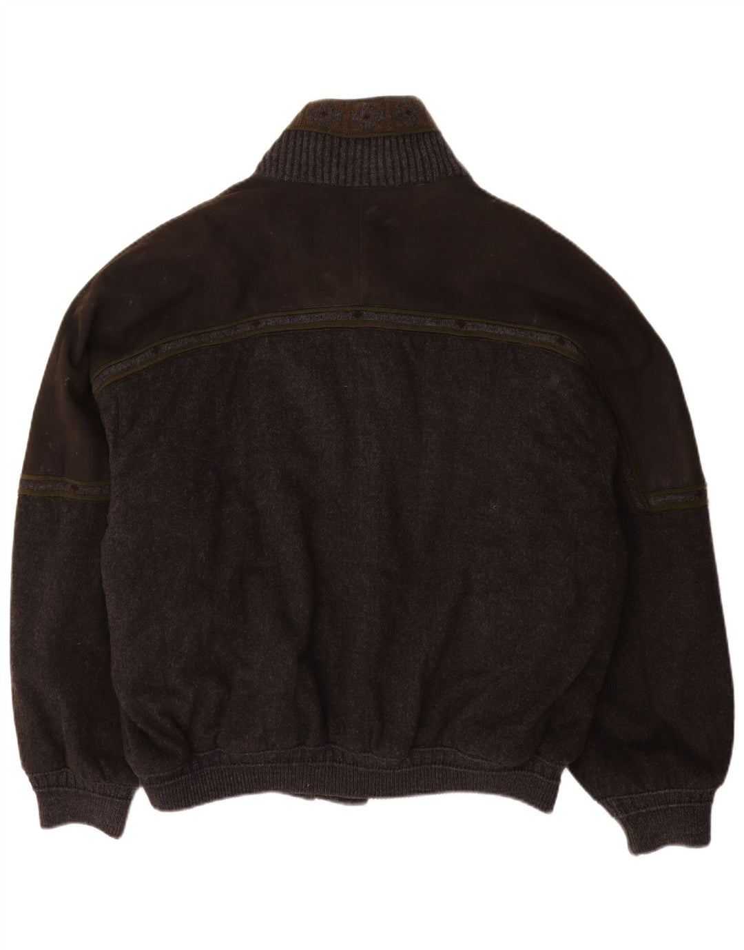 Męska kurtka bomber Torras IT 58 4XL Szara wełna