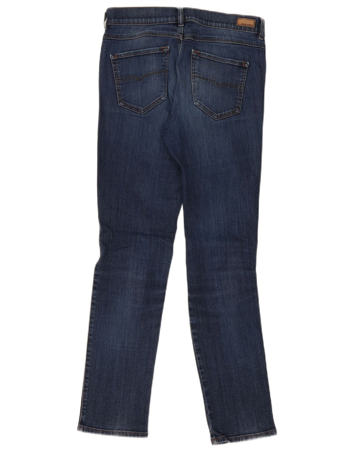 Dżinsy damskie Diesel Sandy Regular Slim Straight W29 L32 Niebieskie bawełniane