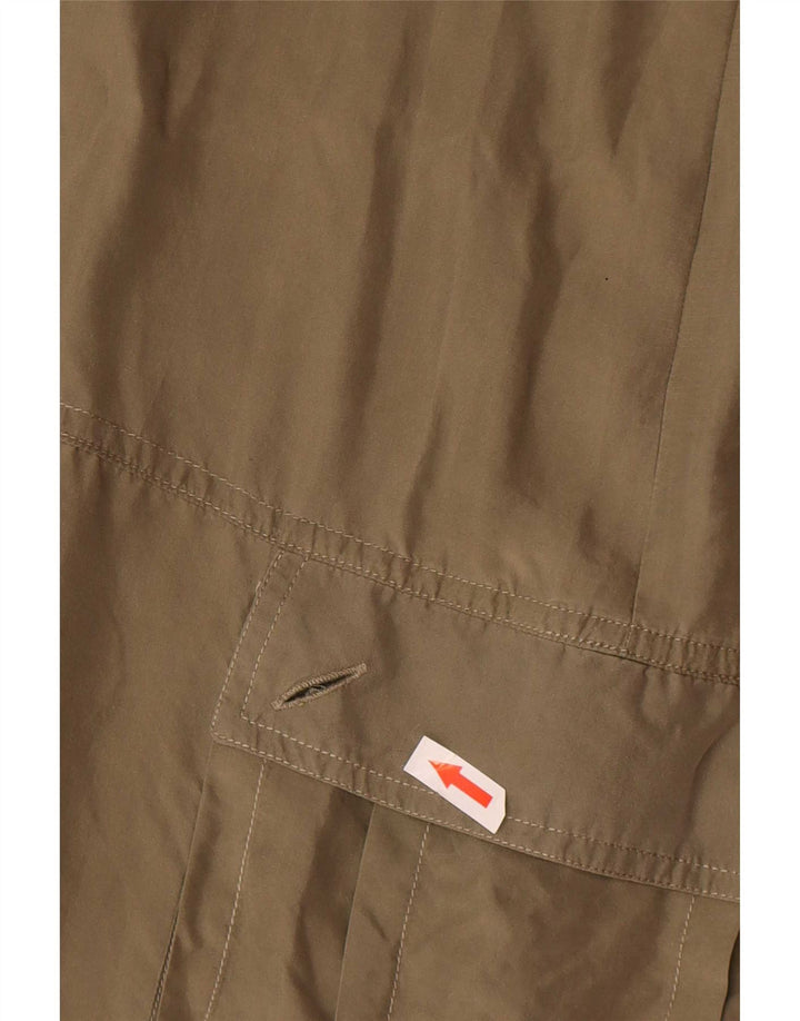 Damska spódnica midi w stylu vintage W34, duża khaki