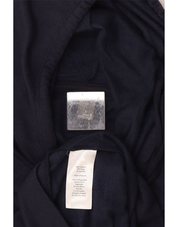 Damski sweter z kapturem EDDIE BAUER UK 10, mały, granatowy, poliester