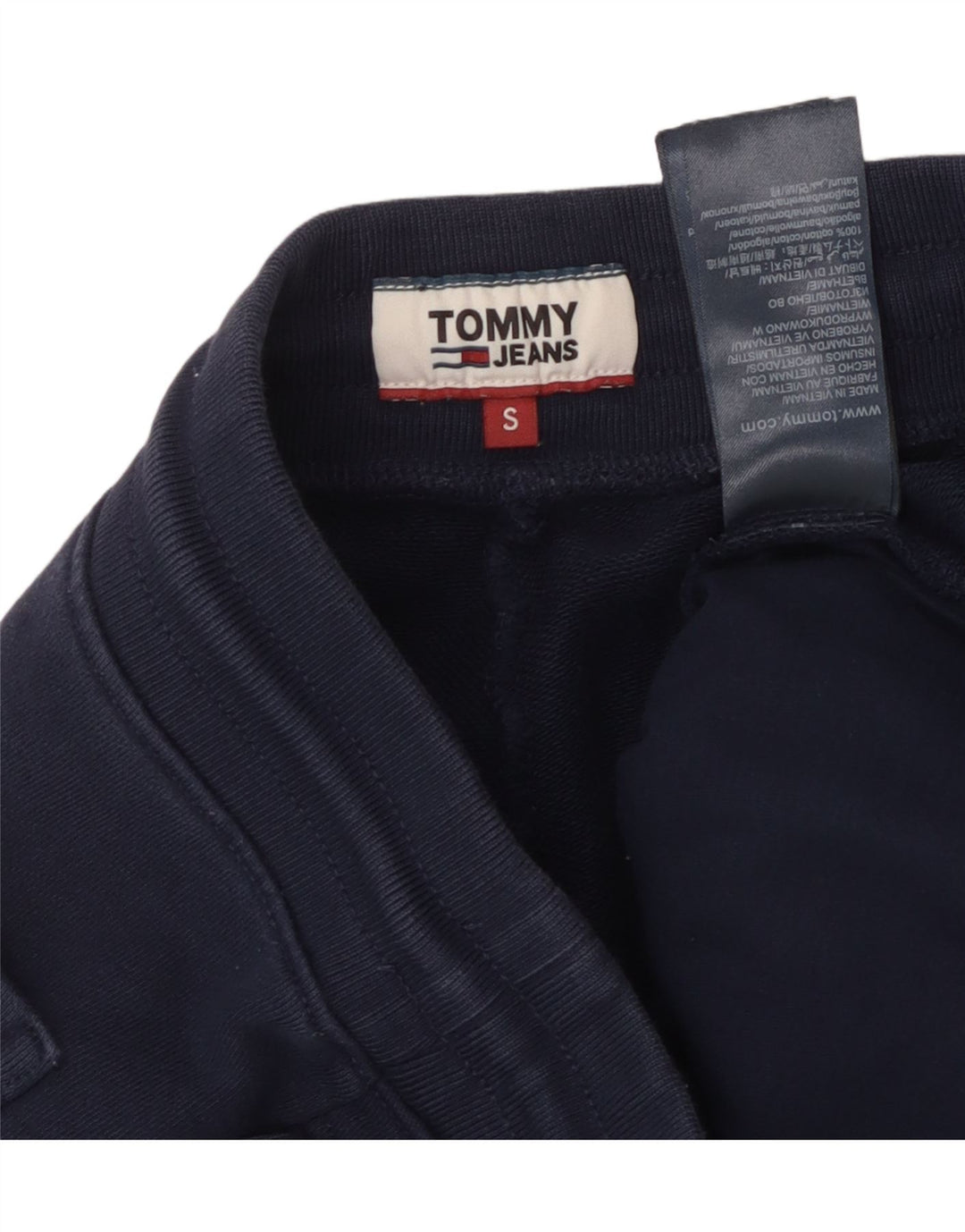 Męskie spodenki sportowe Tommy Hilfiger, małe, granatowe, bawełniane
