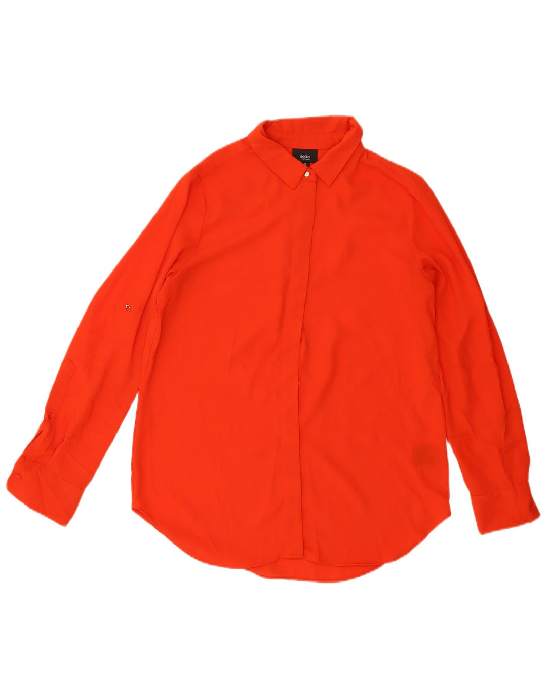 Damska bluzka koszulowa Mossimo UK 14, średni czerwony poliester