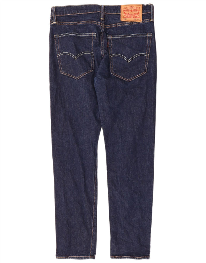 Męskie jeansy LEVI'S 512 Slim Tapered W30 L27 Granatowa bawełna