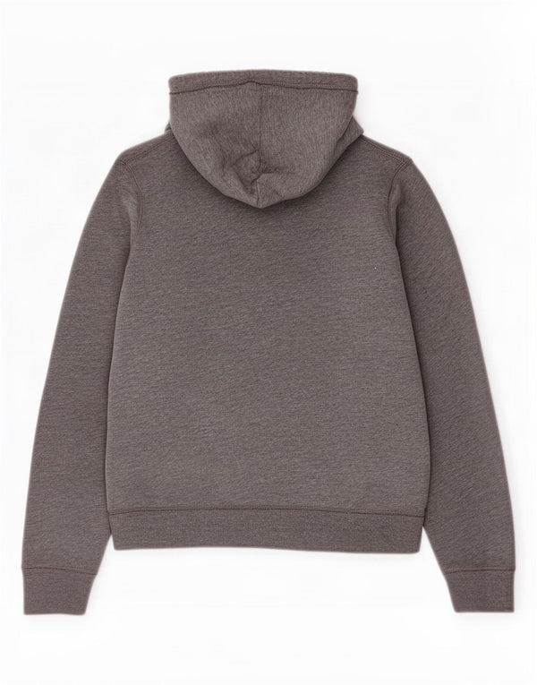 Damska bluza z kapturem Hollister Graphic UK 16, duża, szara
