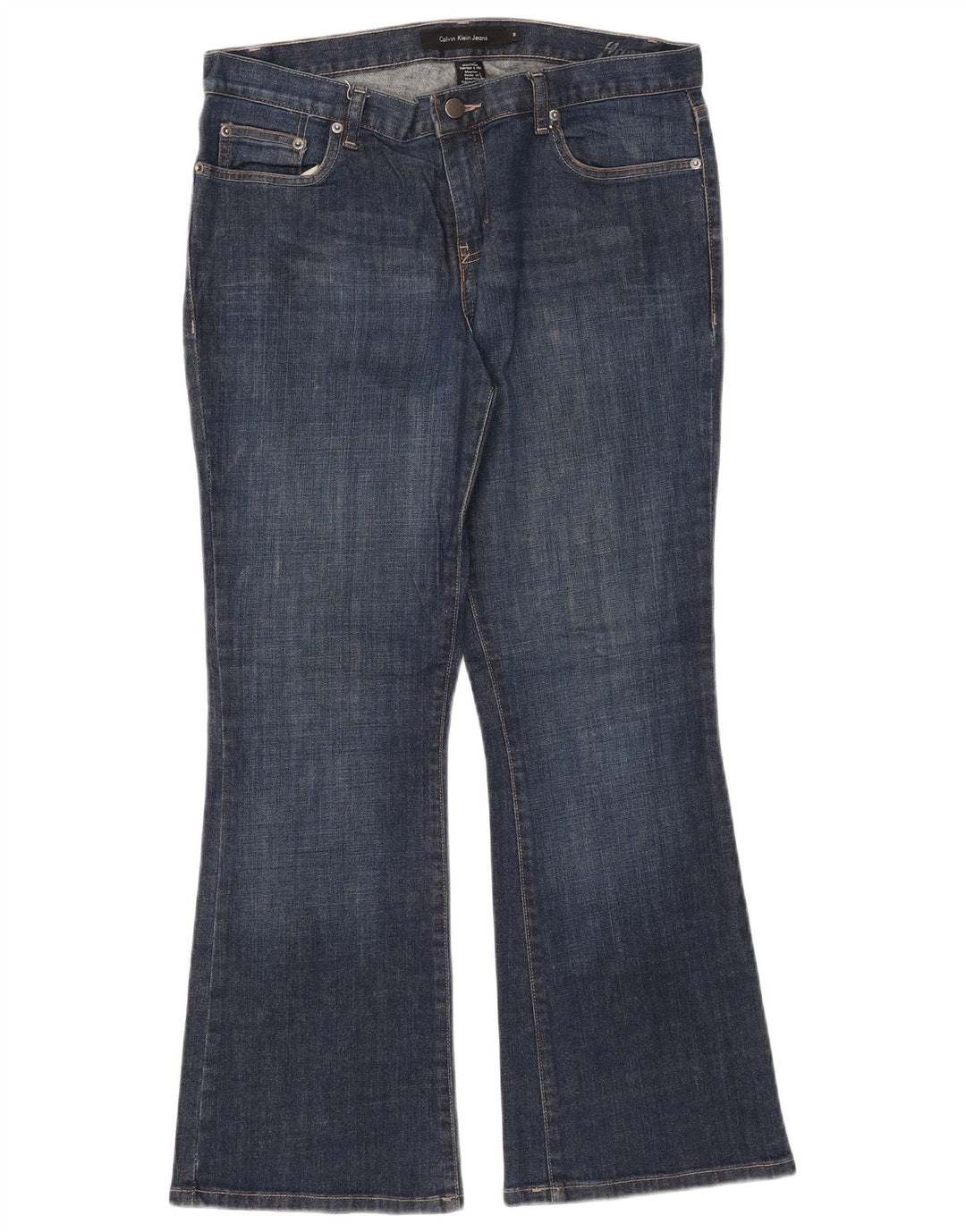 Damskie jeansy Bootcut CALVIN KLEIN US 10 Medium W32 L28 Niebieskie, bawełniane