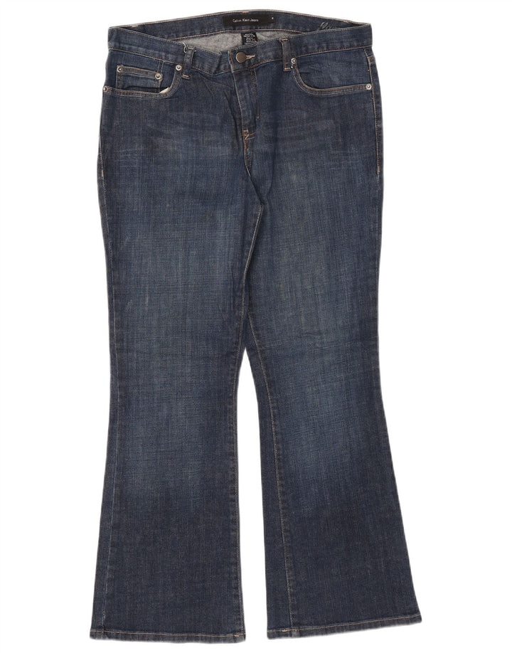Damskie jeansy Bootcut CALVIN KLEIN US 10 Medium W32 L28 Niebieskie, bawełniane