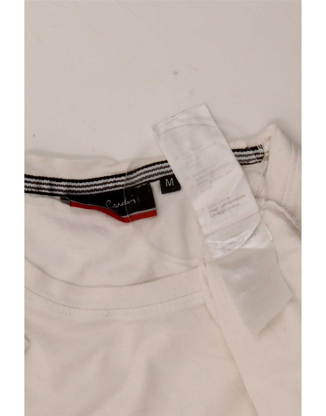 T-shirt męski Pierre Cardin, średniej wielkości biała bawełna