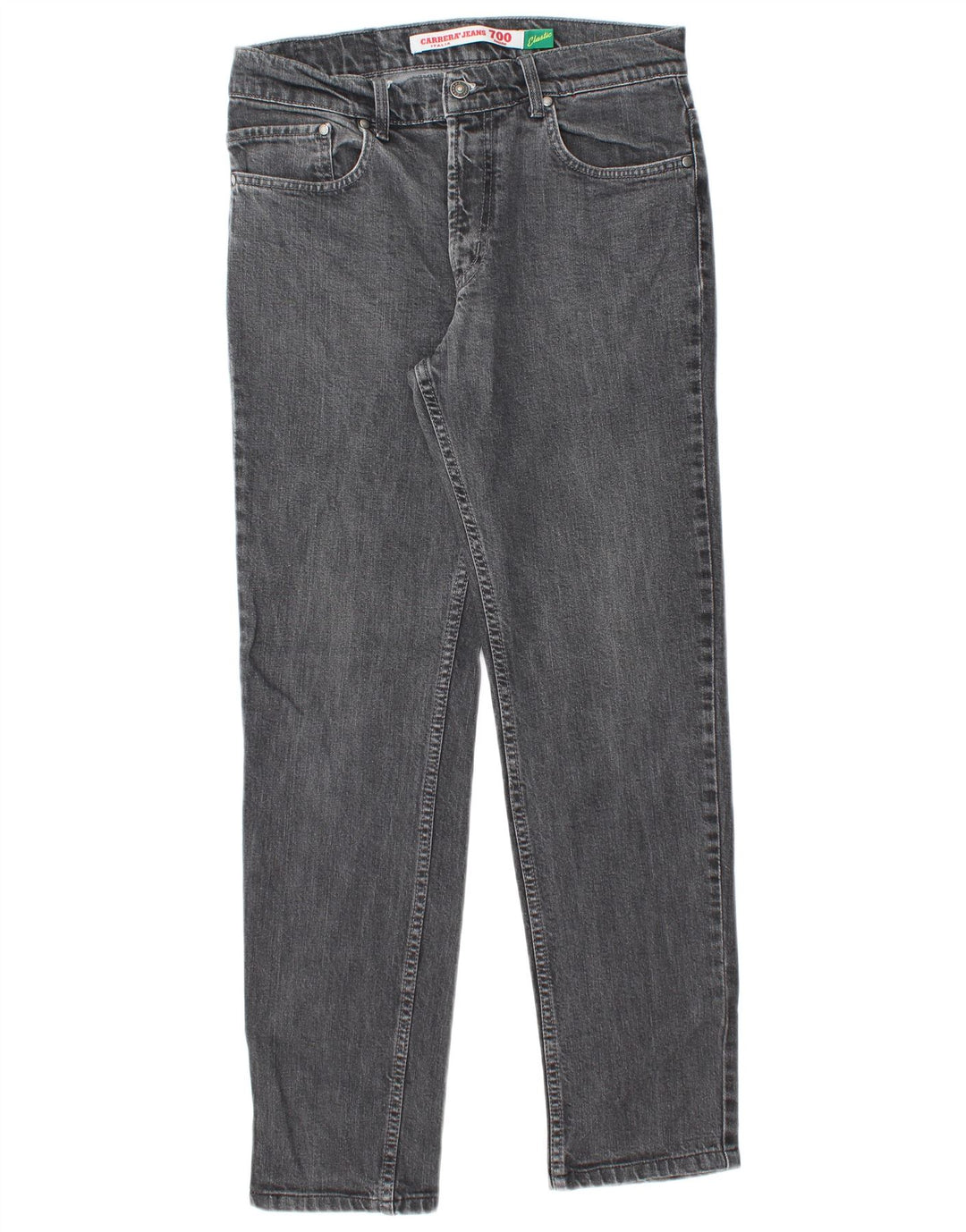 Carrera Mens 700 Regular Slim Jeans IT 46 Small W31 L30 Szara bawełna