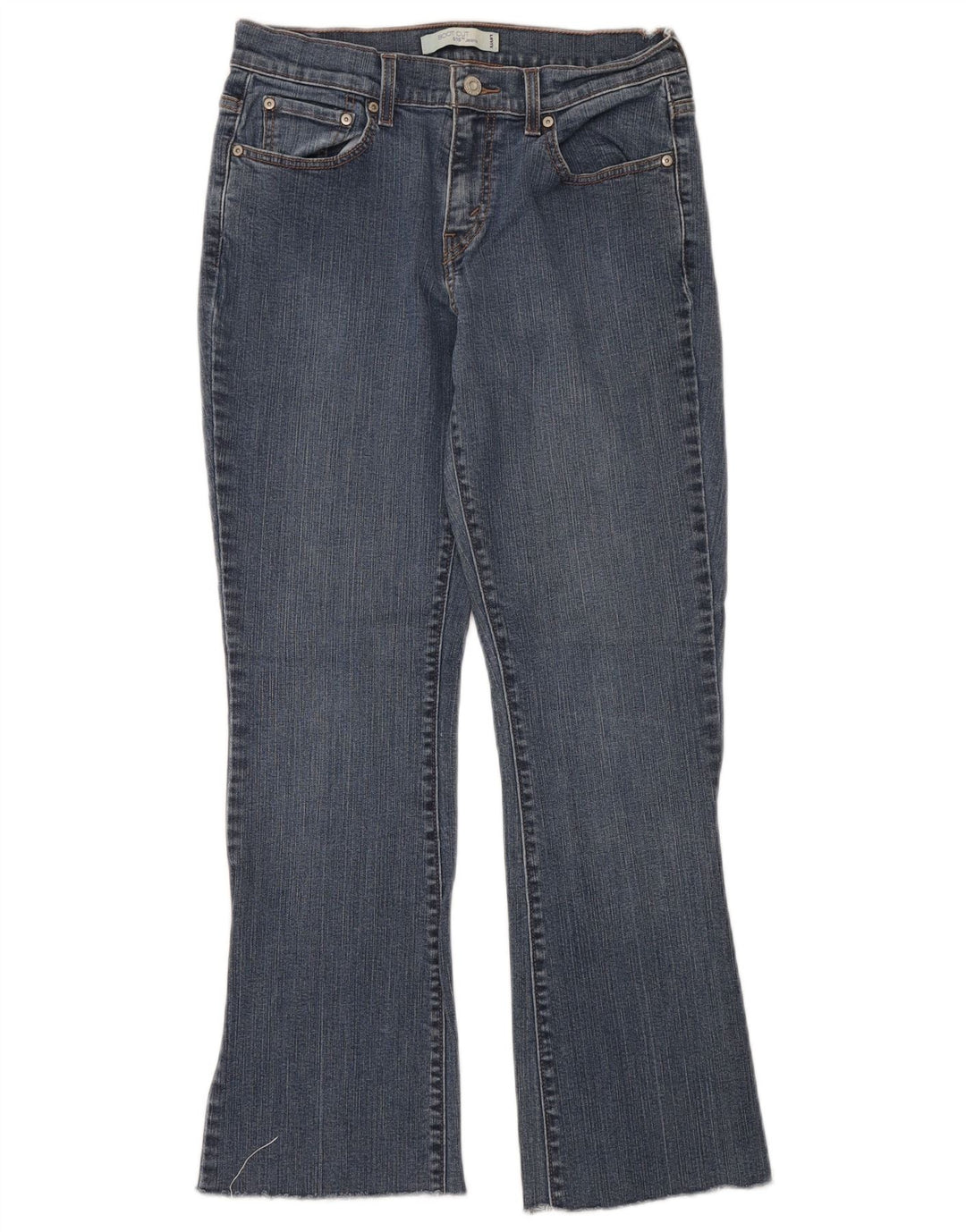 Damskie jeansy Levi's 515 Bootcut US 8 Medium W28 L30 Niebieska bawełna