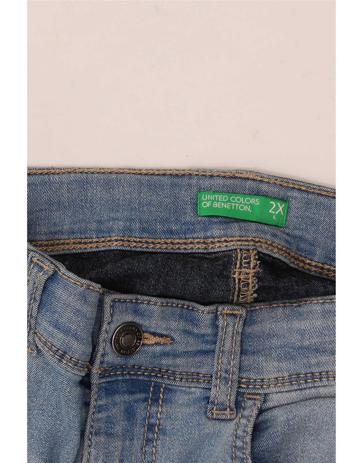 Dżinsy chłopięce Benetton 11-12 lat W28 L27 Niebieskie