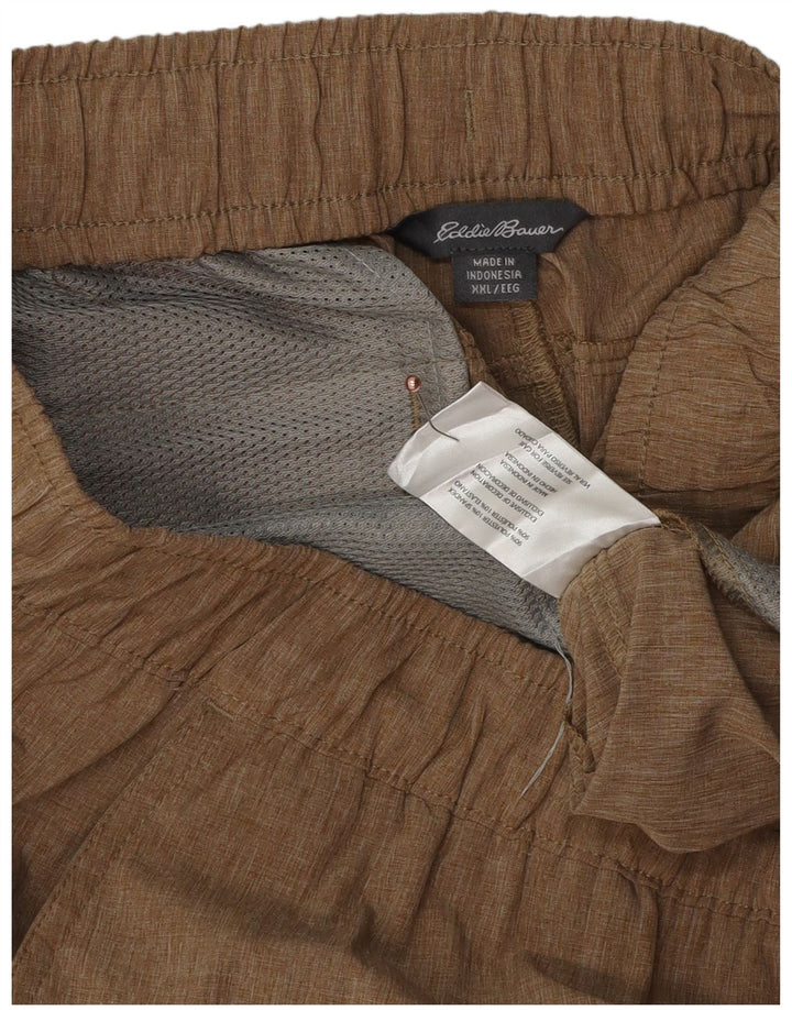 Męskie spodenki chino Eddie Bauer 2XL W42 beżowy poliester