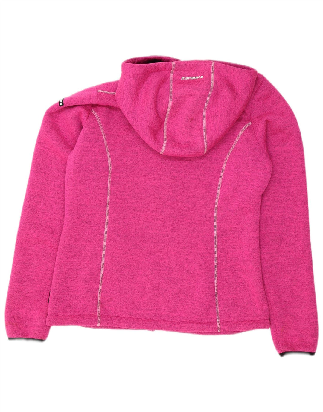 Damski sweter z kapturem Icepeak IT 48 XL, różowy, nakrapiany poliester