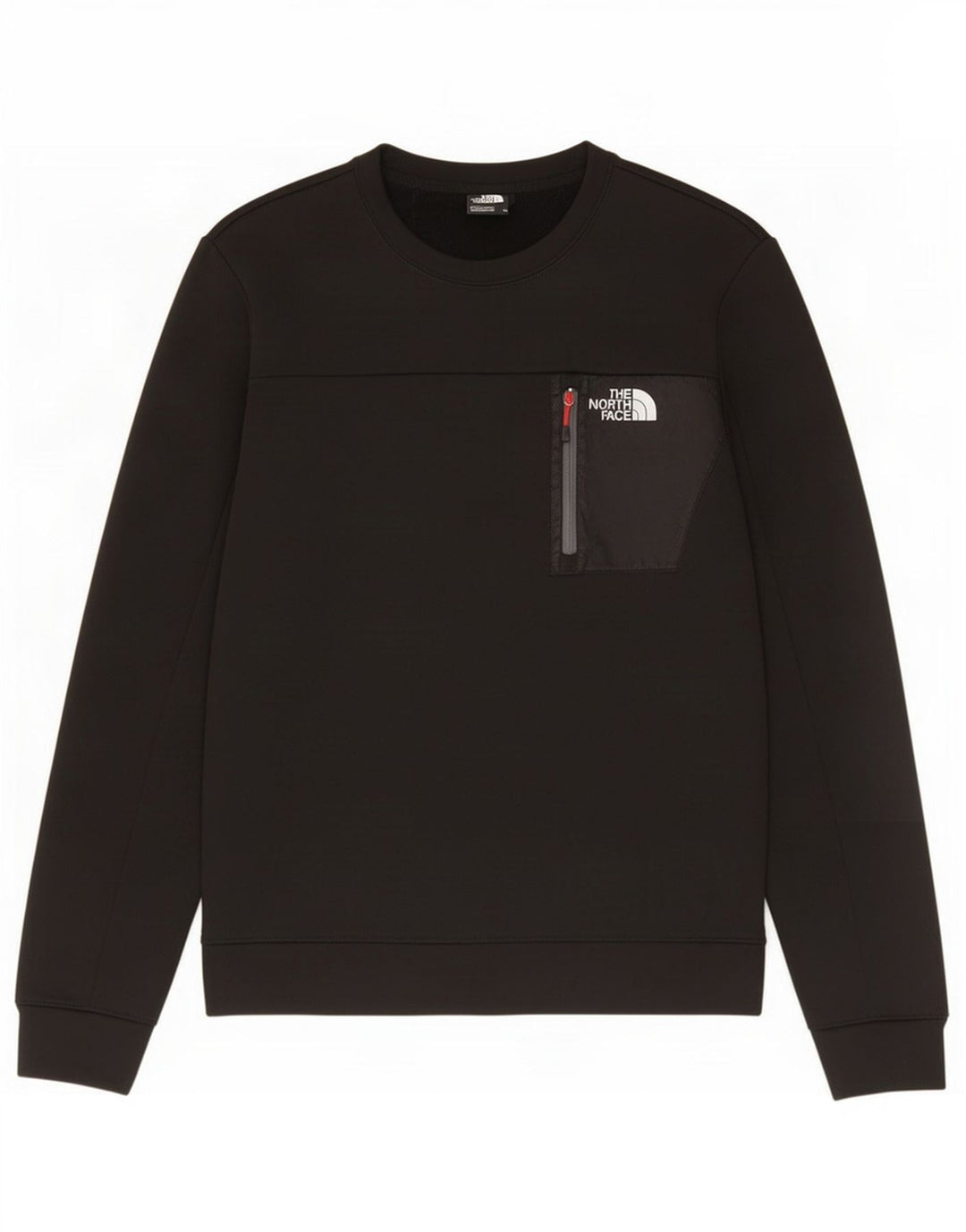 Męski sweter z grafiką The North Face, średni czarny poliester