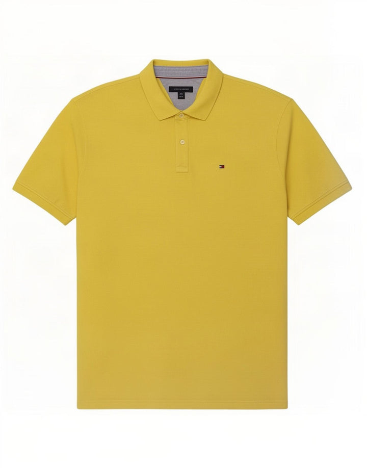 Męska koszulka polo Tommy Hilfiger 2XL w kolorze żółtym