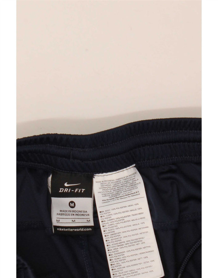 Męskie spodnie dresowe Nike Dri Fit Graphic, średnie granatowe