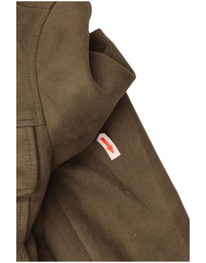 Damska kurtka bomber Marks & Spencer UK 10, mała, khaki, poliester