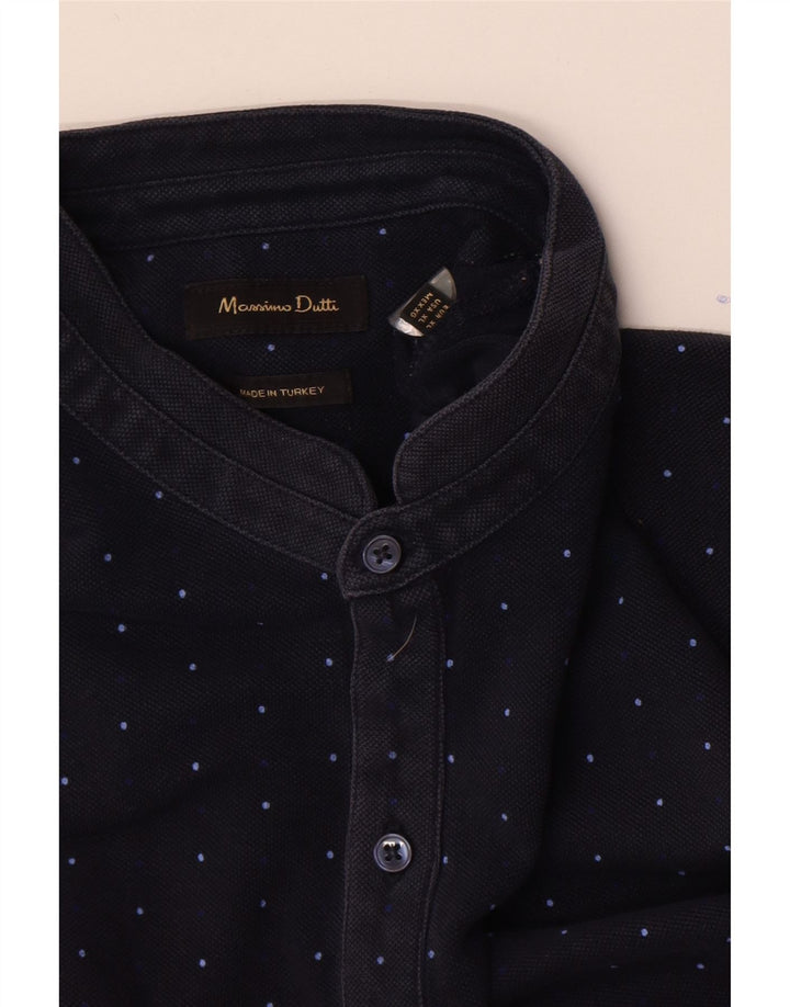 Męska koszulka polo Massimo Dutti XL w kolorze granatowym w cętki