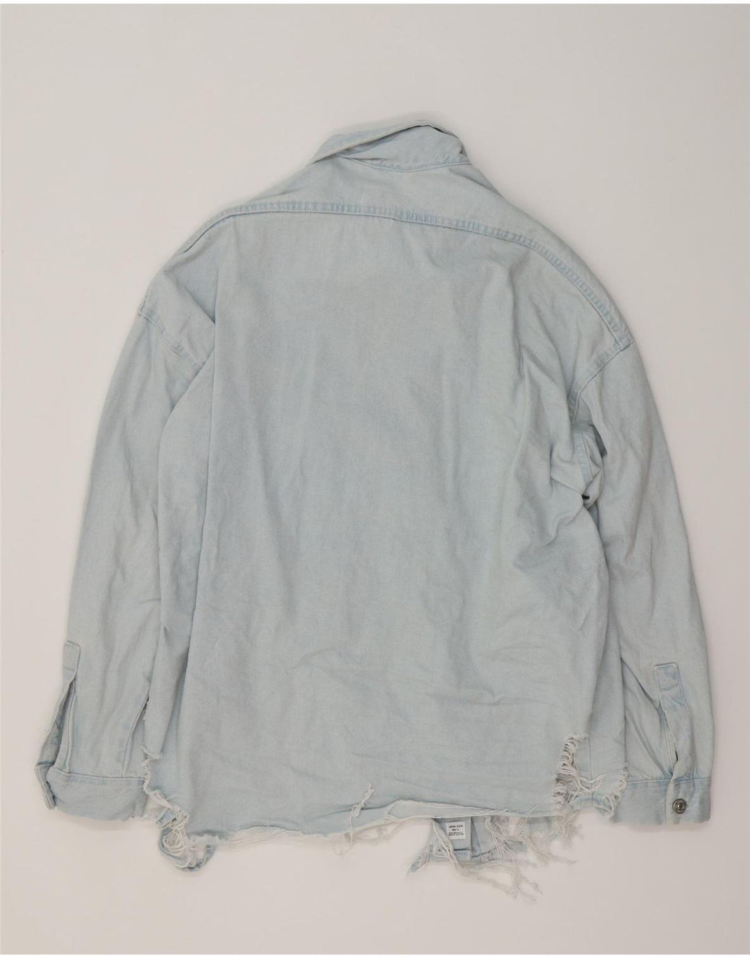 Damska koszula dżinsowa oversize ZARA UK 10, mała, niebieska, bawełniana