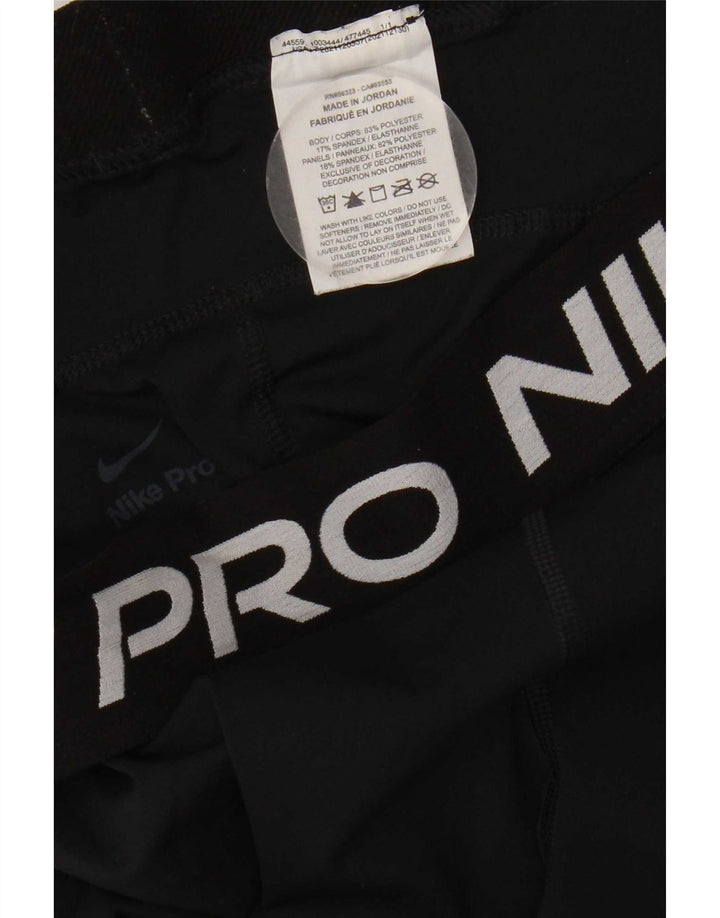 Damskie legginsy Nike Graphic UK 18 XL, czarne, poliestrowe