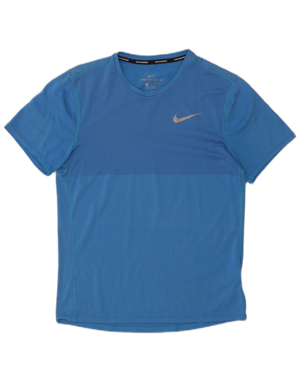 Nike Mens T-Shirt Top Small Blue Polyester