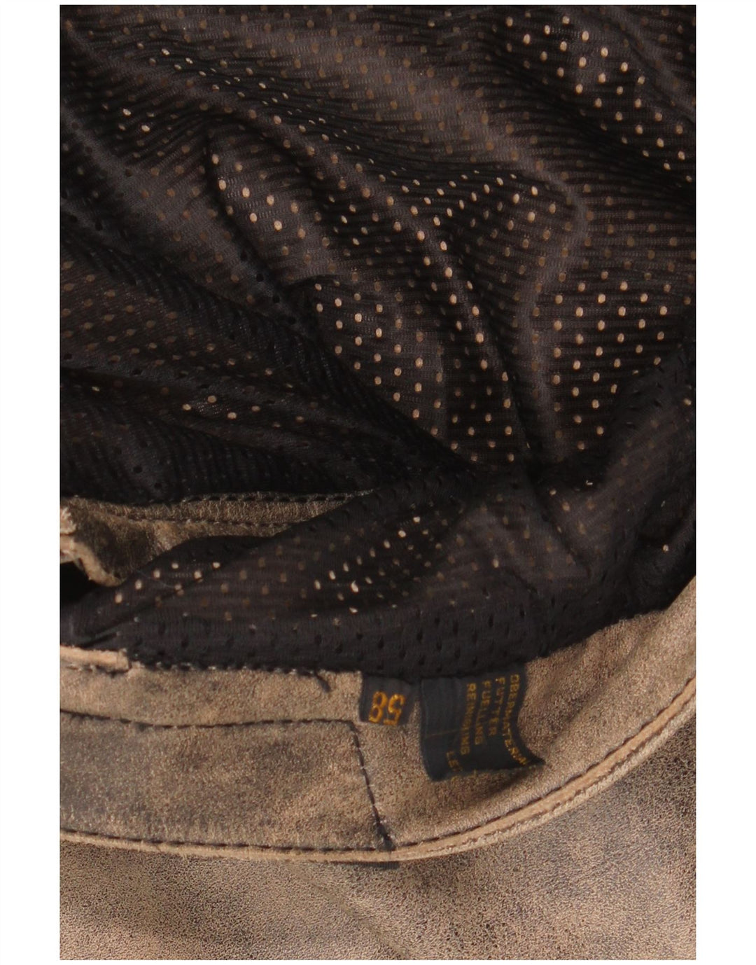 MODEKA Męskie spodnie motocyklowe Rozmiar 58 3XL W36 L31 Szara skóra Tie Dye